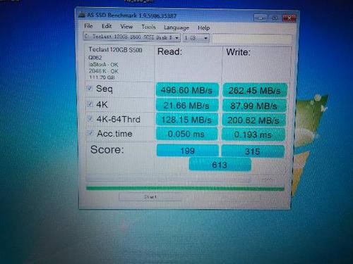 asssdbenchmark-as ssd benchmark分数怎么看？